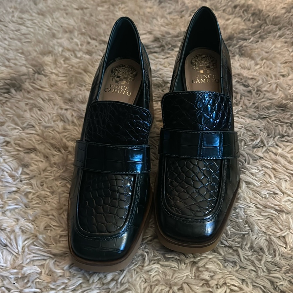 Vince Camuto Block Heel Loafers
